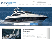Tablet Screenshot of ibizacharter.com